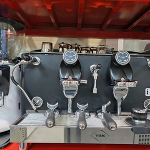 비비엠 커피머신 롤로 블랙 2그룹 LOLLO 2GR+시그마 커피그라인더 이미지