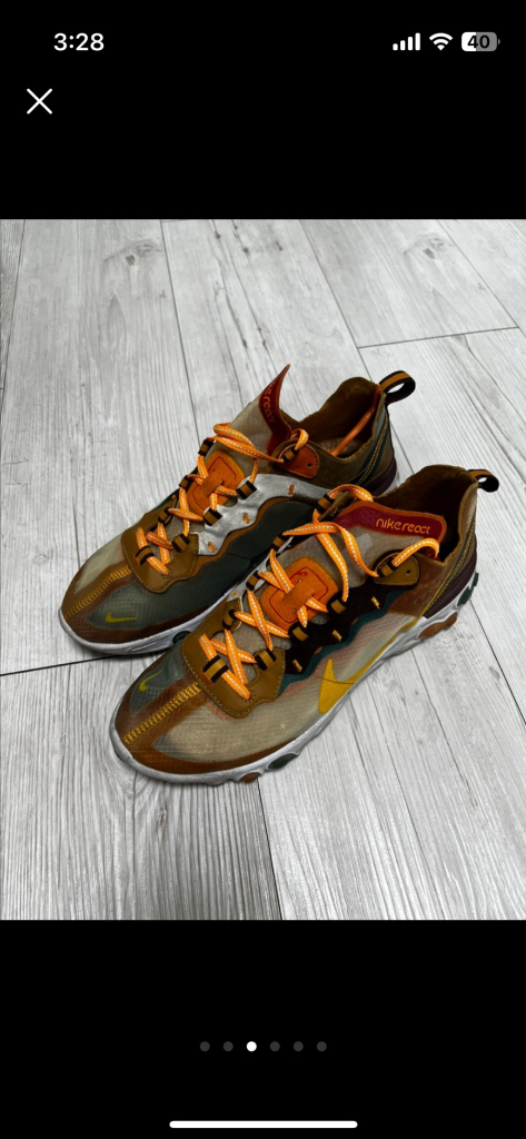 나이키 리액트 엘리먼트 87 운동화-270 이미지