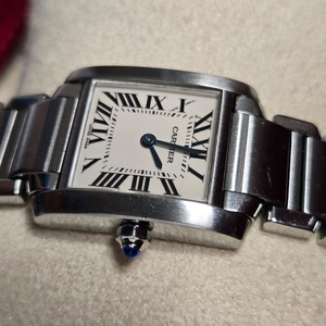 까르띠에 탱크 프랑세즈 스몰 구형 쿼츠 이미지