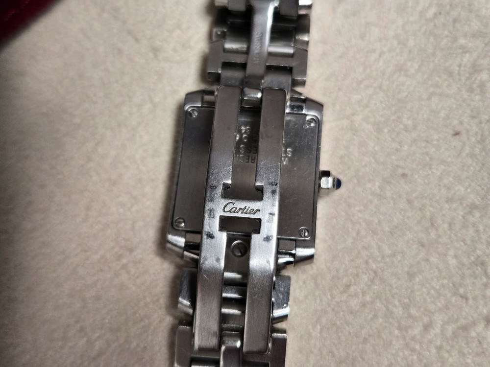 까르띠에 탱크 프랑세즈 스몰 구형 쿼츠 이미지