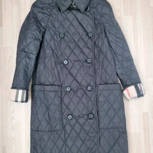 버버리 타이팅 퀼팅 롱 코트 자켓
