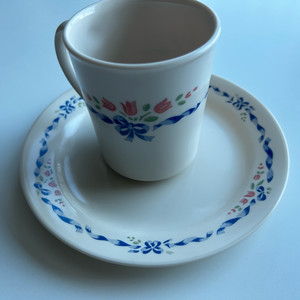 코렐 빈티지 / 빈티지 코렐 / 단종코렐 / 베이지 코렐 / 레어패턴 / 센티멘탈리본