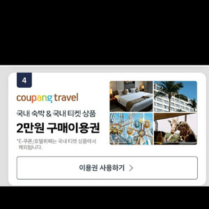 쿠팡 트래블 2만원 쿠폰 팔아요
