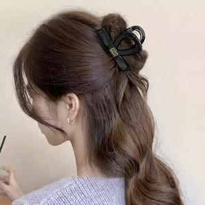 리본 헤어집게핀