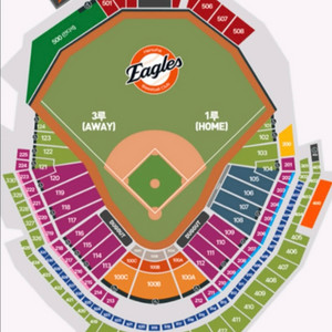 3월19일 한화 삼성 중앙지정석100A구역 통로