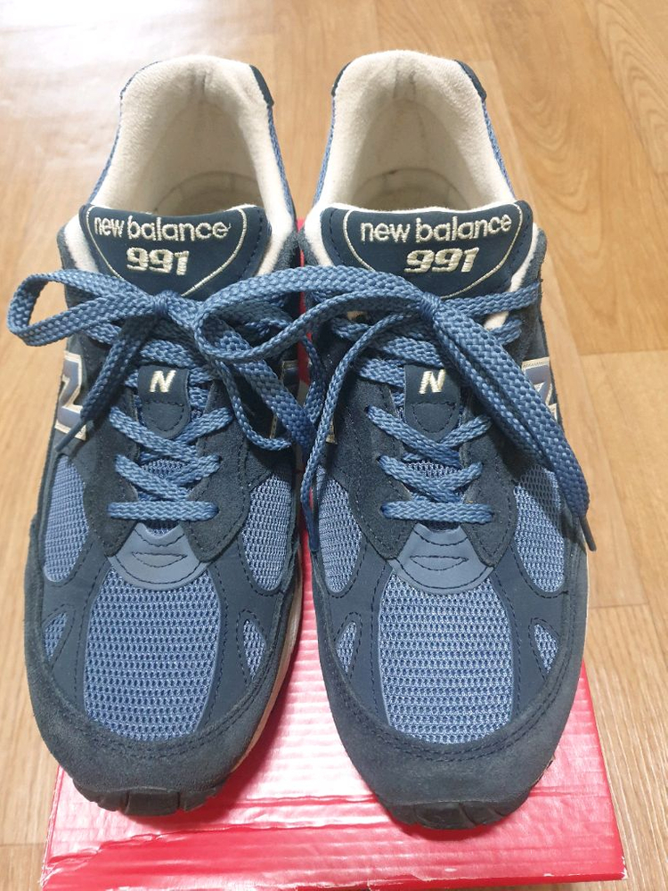 뉴발란스 991 네이비 uk8 이미지