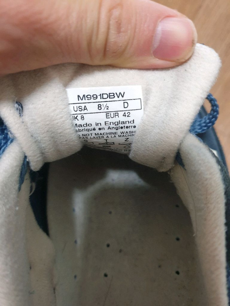 뉴발란스 991 네이비 uk8 이미지