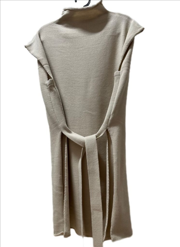 (새상품) 니트 레이어드원피스 롱조끼--1