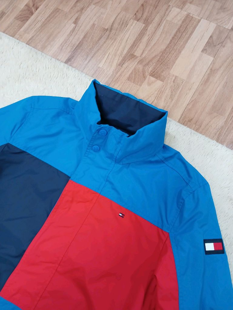 [여성95] 정품 타미힐피거 리버시블 바람막이점퍼 새것수준 무료배송--7