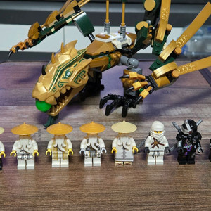 레고 닌자고 피규어 모로 70736 2509 9450 9574 70651 70503 골드드래곤 브릭토버 이미지