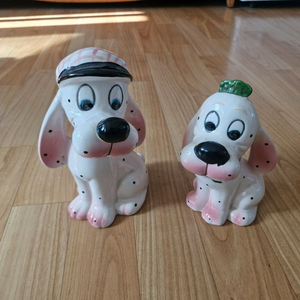 달마시안 강아지 세라믹 저금통 빈티지 인테리어 소품