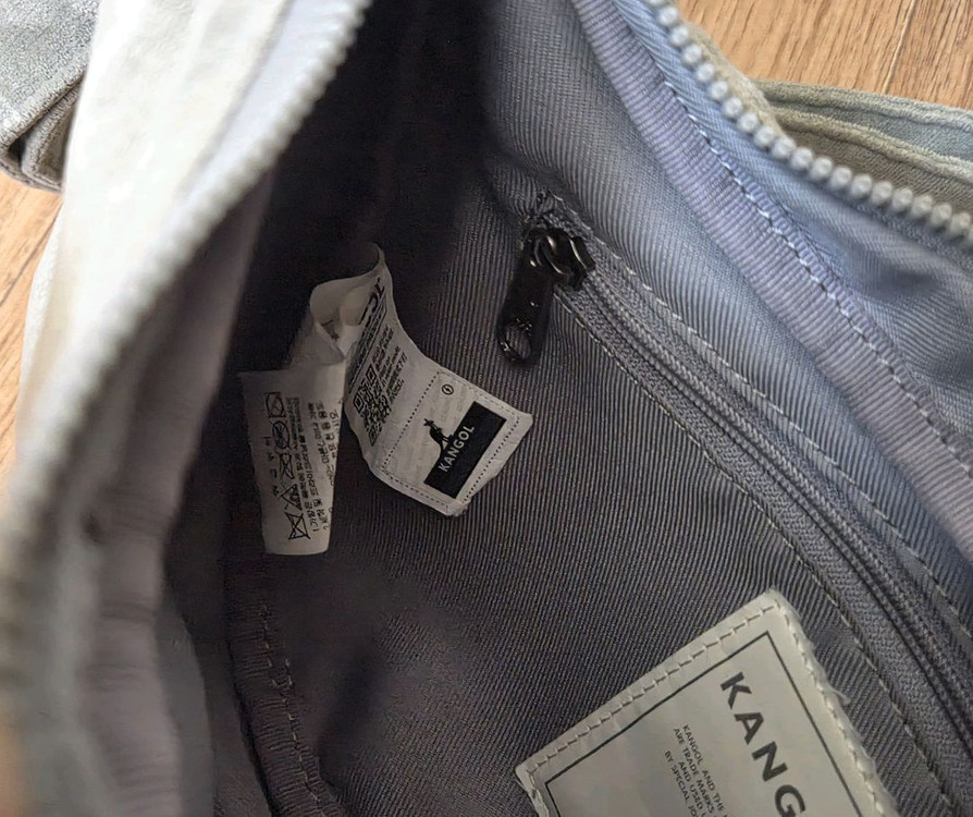 캉골 벨벳 크로스백 미사용품 이미지