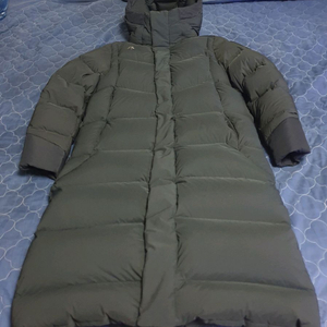 데상트골프 듀얼리스모션 구스다운 롱패딩 블랙그레이 (S) 이미지