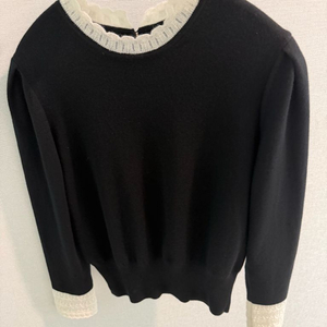 마인 배색 포인트 니트 팝니다 이미지