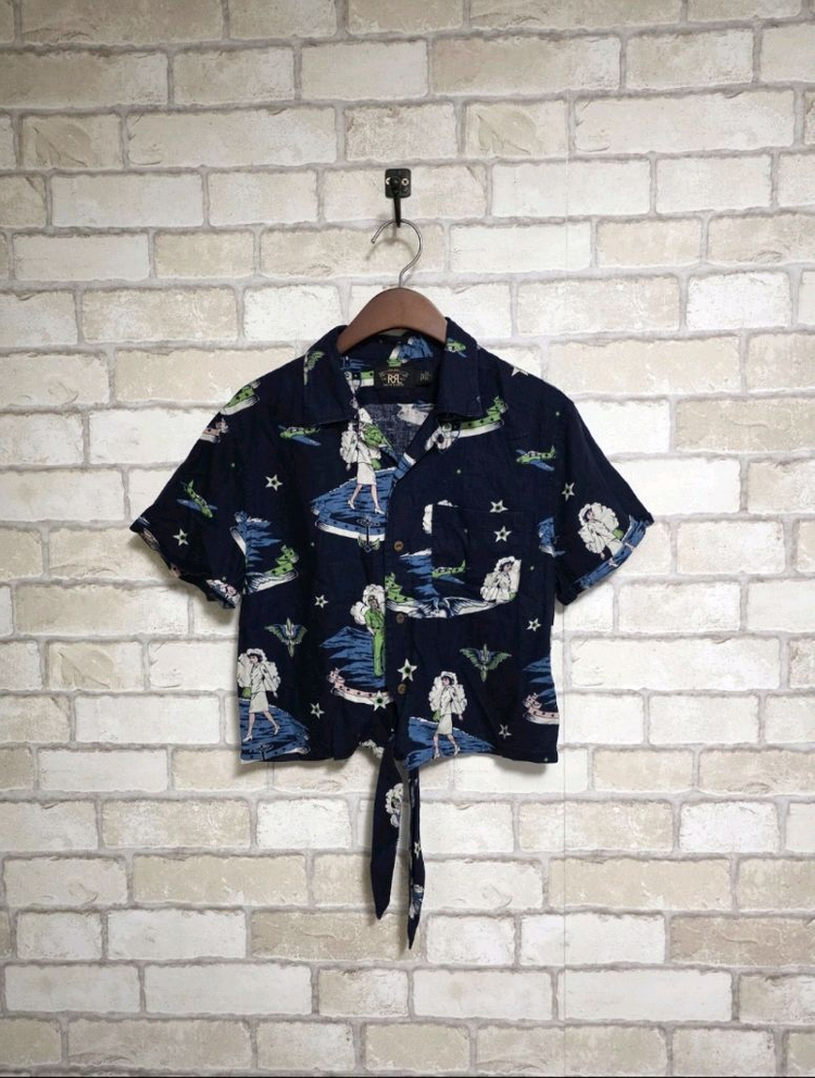 RRL 더블알엘 인디고 카우보이 캠프셔츠 폴로 류준열 이진욱 이동휘 뉴스보이 무스탕 발마칸 이미지