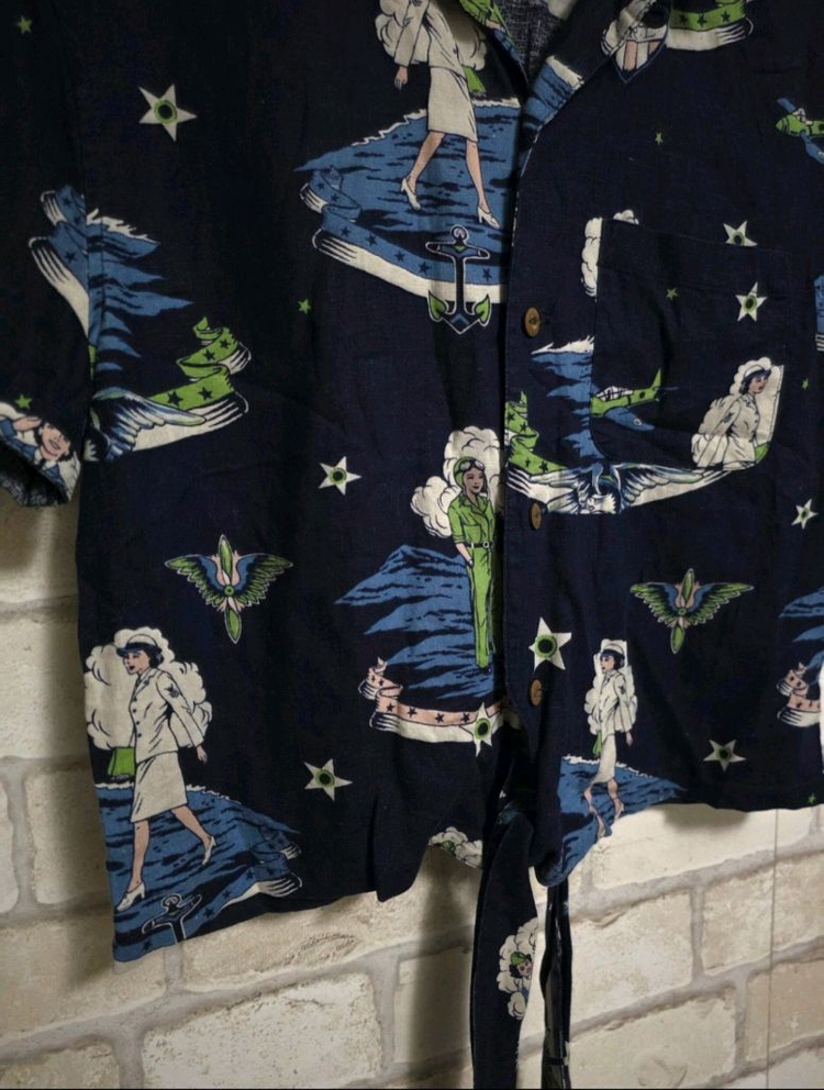 RRL 더블알엘 인디고 카우보이 캠프셔츠 폴로 류준열 이진욱 이동휘 뉴스보이 무스탕 발마칸 이미지