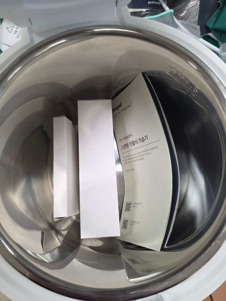 스텐팟 6L 대용량 가열식 가습기 판매합니다 이미지