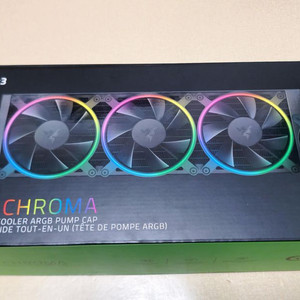 레이저코리아 수냉쿨러 PC CPU 냉각 한보 크로마 RGB 360MM 이미지