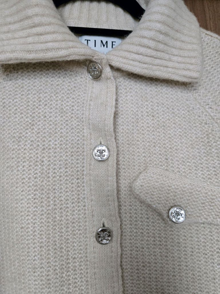 한섬 타임 TIME 칼라 니트 가디건 크림 더캐시미어 시스템 랑방 래트 팬츠 스커트 원피스 자켓 이미지