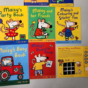 Maisy 활동북 세트(컬러링 스티커북)