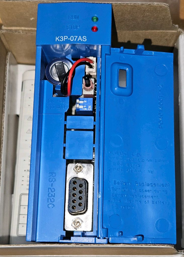 LS 마스터케이 MASTER-K PLC K3P-07AS 모듈미사용 새제품 이미지