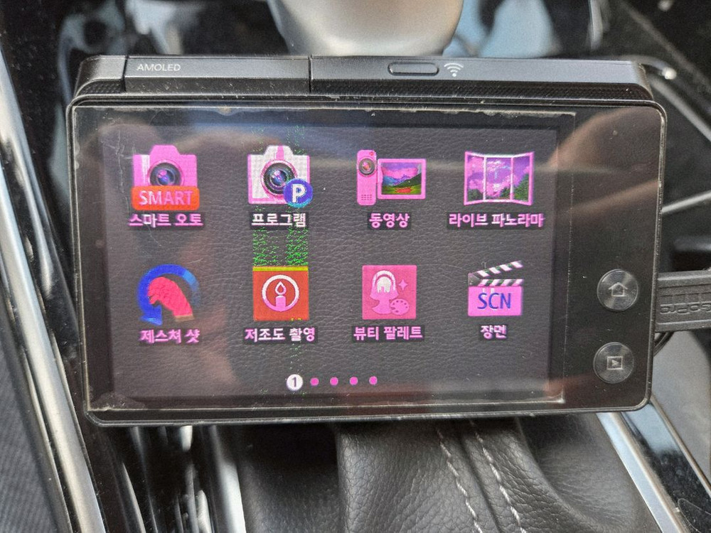 레트로 한효주디카 삼성 MV900F 뉴미러팝 카메라 블랙 이미지