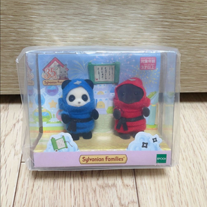 실바니안 올드 레어 35주년 닌자 두더지 팬더 아기 페어 미개봉 새상품 이미지