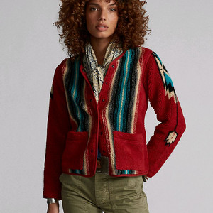 RRL 더블알엘 자카드 후리스 자켓 폴로 류준열 이진욱 이동휘 뉴스보이 무스탕 발마칸 이미지