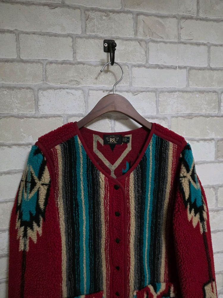 RRL 더블알엘 자카드 후리스 자켓 폴로 류준열 이진욱 이동휘 뉴스보이 무스탕 발마칸 이미지