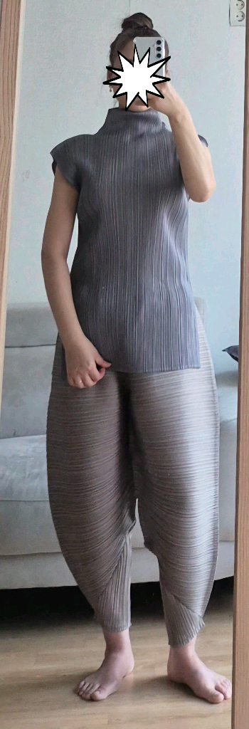 정품 이세이미야케 플리츠플리즈 탑 이미지