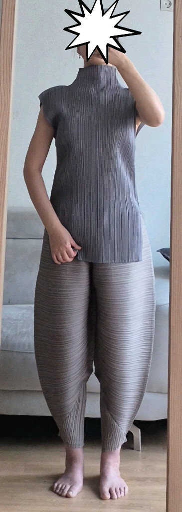 정품 이세이미야케 플리츠플리즈 탑 이미지