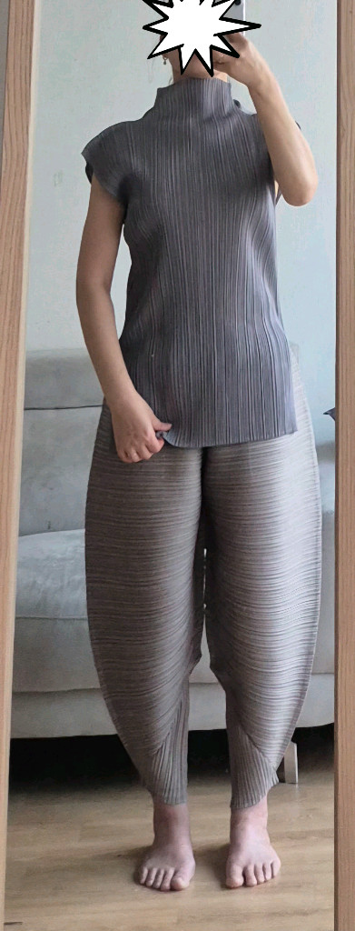 정품 이세이미야케 플리츠플리즈 탑 이미지