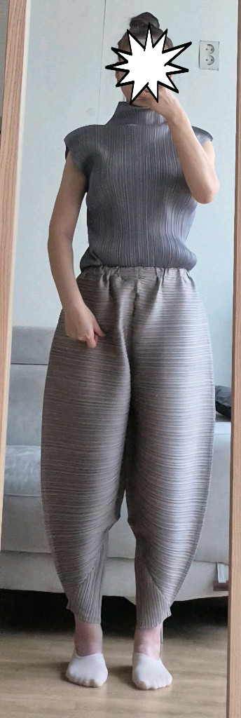 정품 이세이미야케 플리츠플리즈 탑 이미지