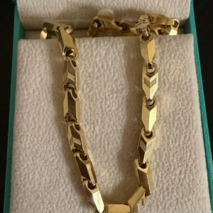 부산 18k 대나무 목걸이 10.44돈 이미지