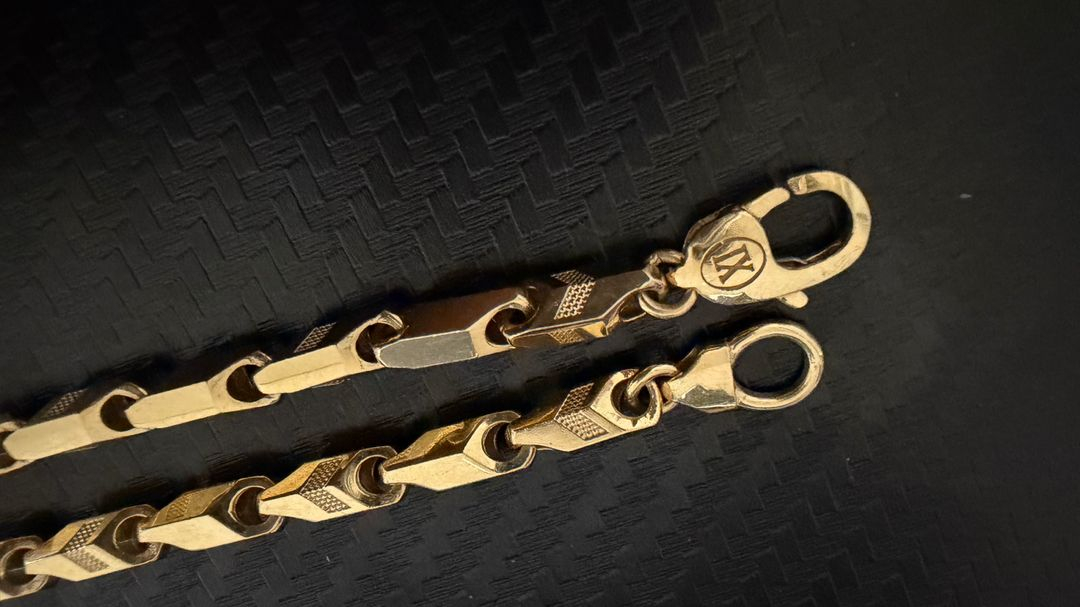 부산 18k 대나무 목걸이 10.44돈 이미지