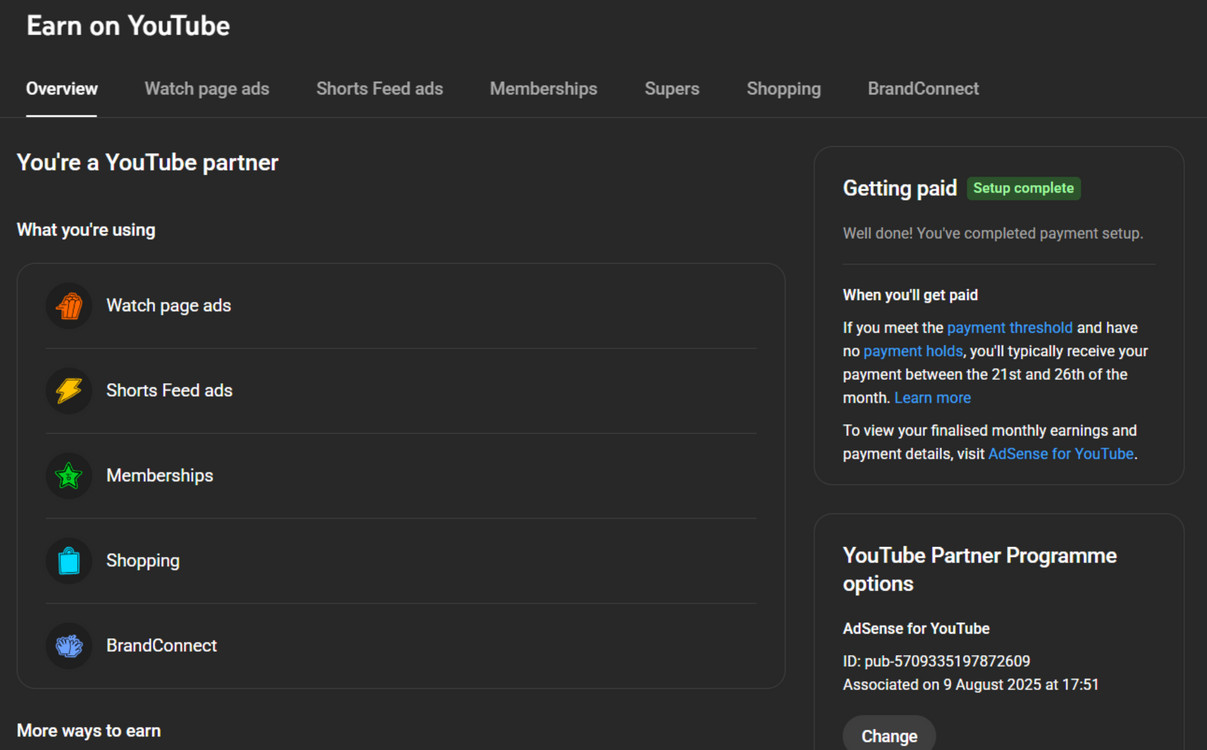70만명 수익 활성화 유튜브 채널 이미지