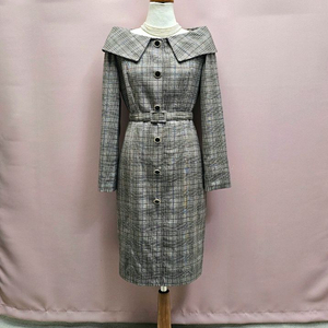 LYNN 린 체크 원피스 벨트세트