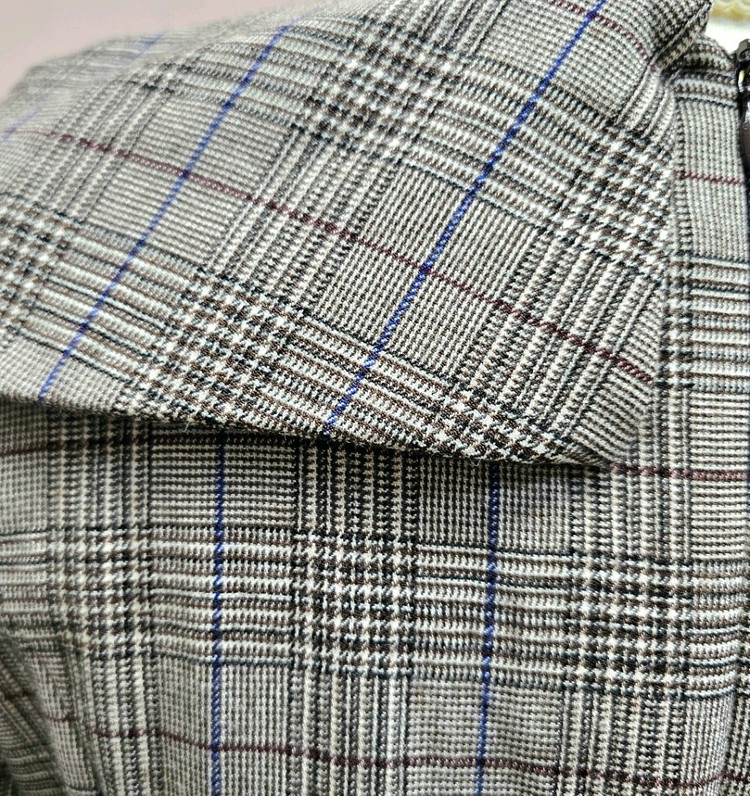 LYNN 린 체크 원피스 벨트세트--8