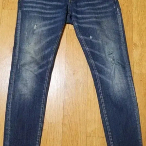 (최상급,정품)디스퀘어드2 데미지 워싱 스판 청바지, 허리는 30인치