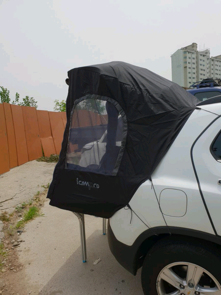 트랙스 전용 트렁크 확장형 차박텐트 (ICAMPRO) 이미지