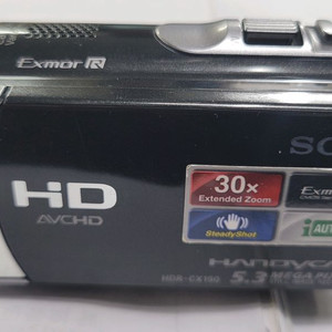 소니 디지탈캠코더 cx190 . 상태성능 매우좋은 것 팝니다.