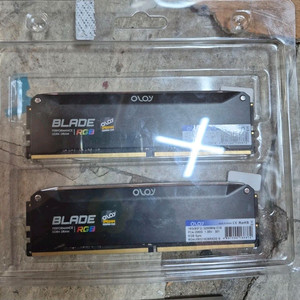 RGB OLOY DDR4 PC-3200 8GB 메모리 2개 이미지