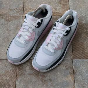 (230)나이키 에어맥스 90 화이트 핑크 폼 스니커즈 운동화