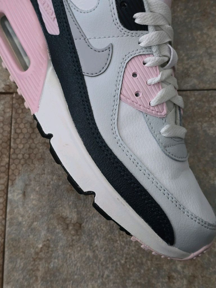 (230)나이키 에어맥스 90 화이트 핑크 폼 스니커즈 운동화--6