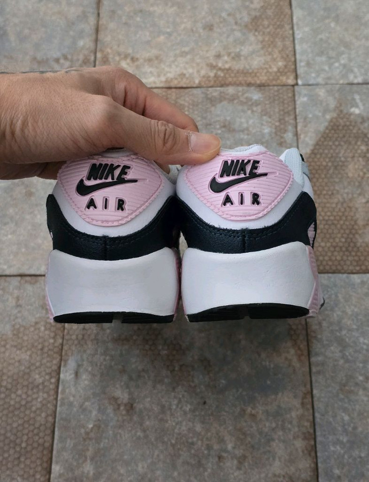 (230)나이키 에어맥스 90 화이트 핑크 폼 스니커즈 운동화--7