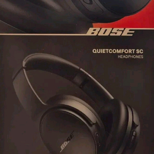 보스 노이즈캔슬링 와이어리스 헤드폰 QC SC 블랙