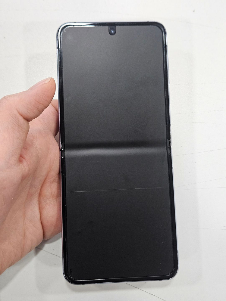갤럭시Z플립4 256GB 블루 가성비폰--5
