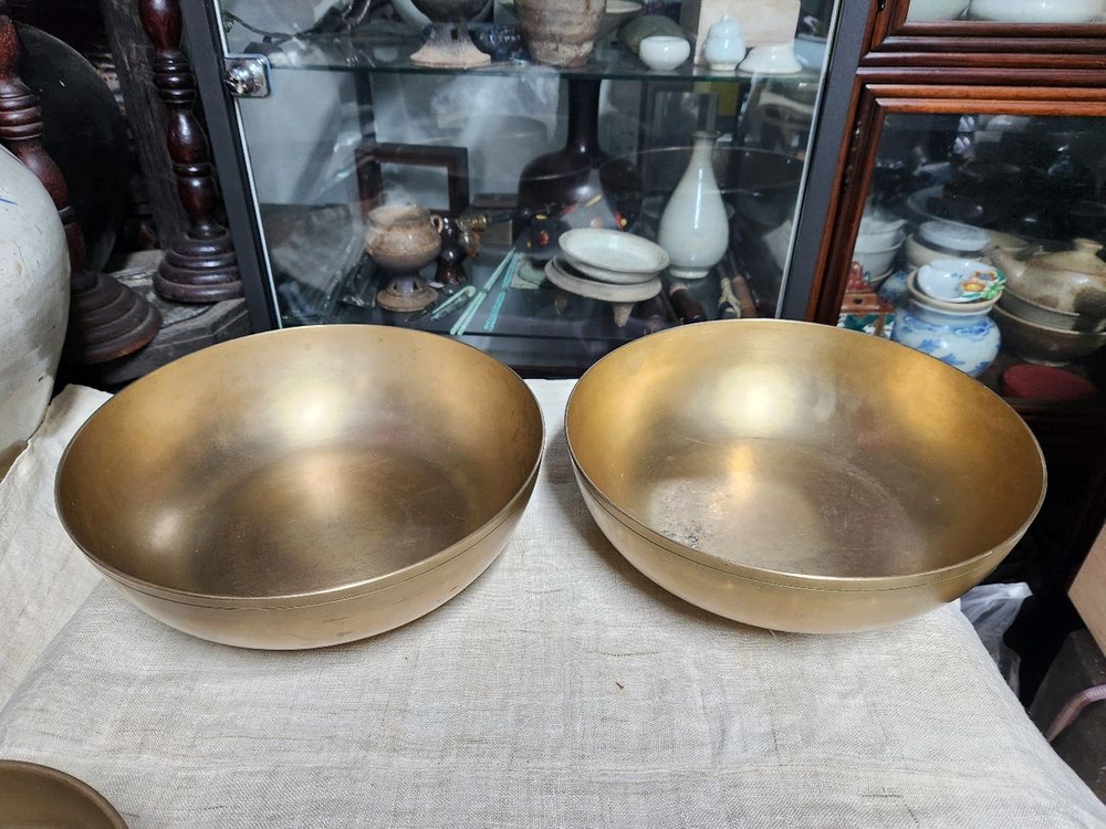 초대형 유기면기.냉면유기그릇 이미지