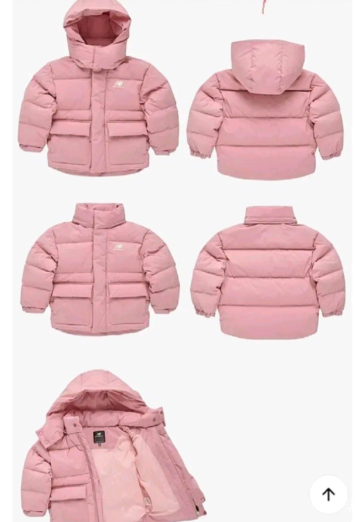 당일발송! 미착용 새제품 뉴발란스 키즈 덕다운 패딩 사이즈 160--1