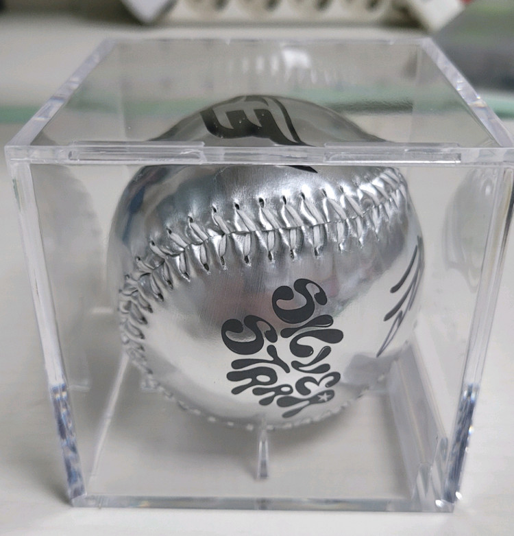 한화이글스 채은성 실버볼 싸인볼--2